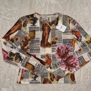 Miaou Botany Long Sleeve Top XL